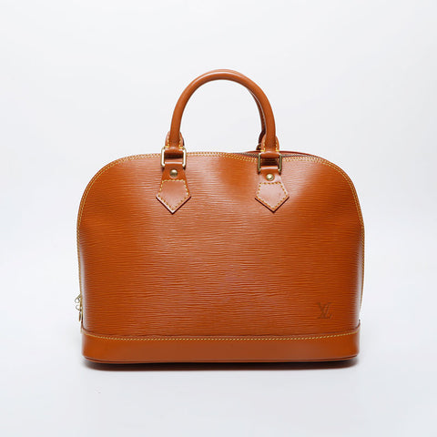 LOUIS VUITTON 1996 Epi Alma PM Handbag Brown WS21244
