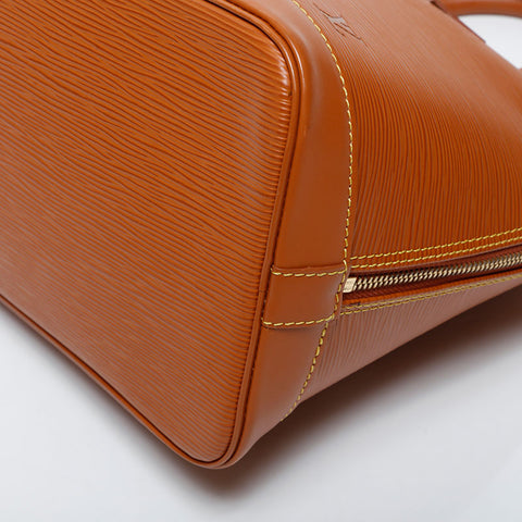 LOUIS VUITTON 1996 Epi Alma PM Handbag Brown WS21244