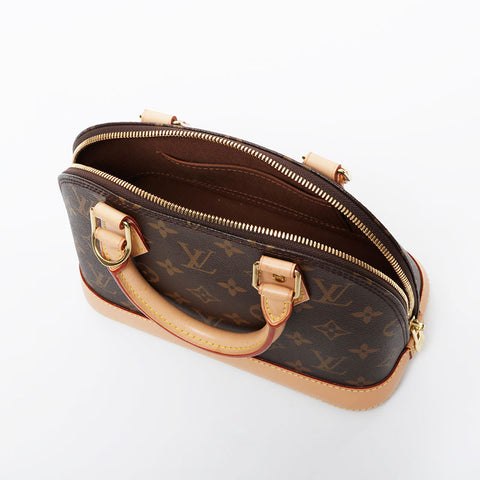 LOUIS VUITTON Monogram Alma BB Handbag Brown WS21245
