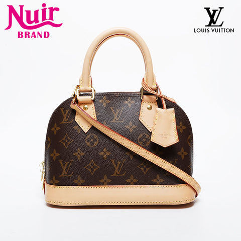 LOUIS VUITTON Monogram Alma BB Handbag Brown WS21245