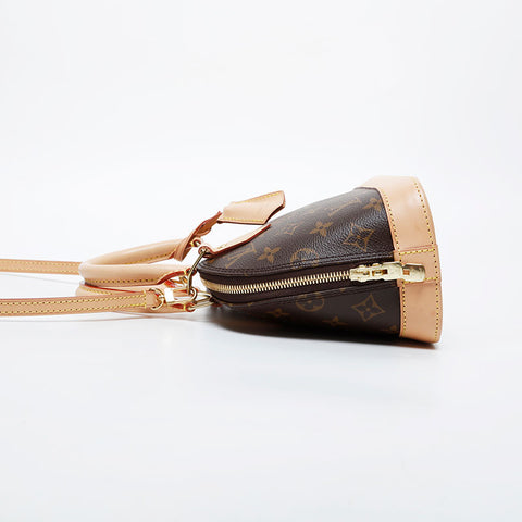 LOUIS VUITTON Monogram Alma BB Handbag Brown WS21245