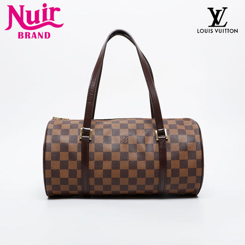 LOUIS VUITTON 2003 Damier Papillon GM Shoulder Bag Brown WS21246