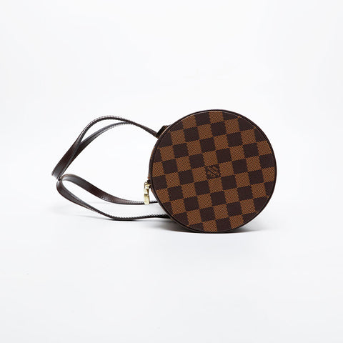 LOUIS VUITTON 2003 Damier Papillon GM Shoulder Bag Brown WS21246