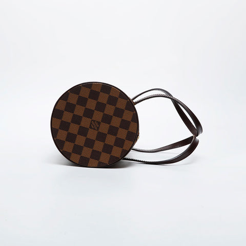 LOUIS VUITTON 2003 Damier Papillon GM Shoulder Bag Brown WS21246