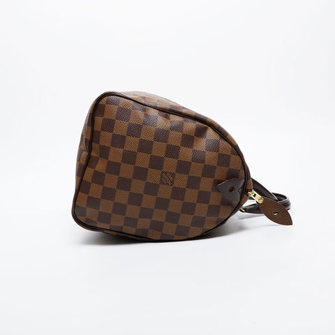 LOUIS VUITTON 2008 Damier Speedy 30 Handbag Brown WS21247