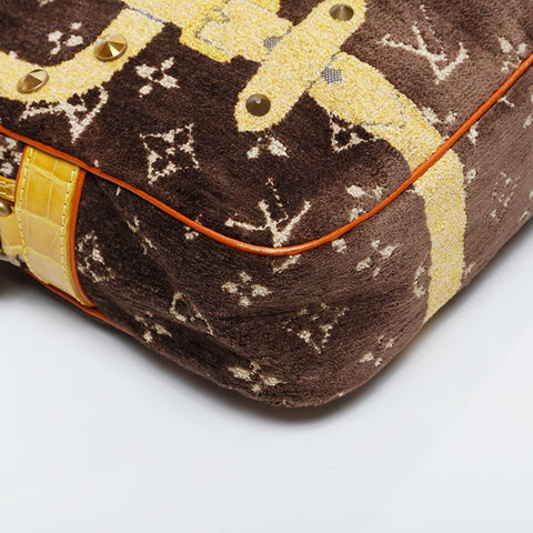 LOUIS VUITTON 2004 Monogram Trompe l'oeil Trocadero Shoulder Bag Brown WS21248