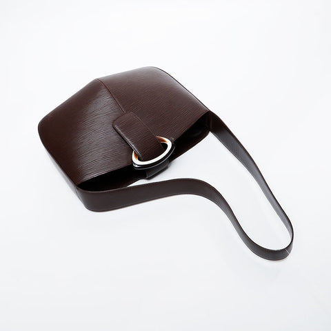 LOUIS VUITTON 2000 Epi Revli Shoulder Bag Brown WS21250