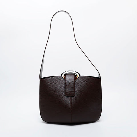 LOUIS VUITTON 2000 Epi Revli Shoulder Bag Brown WS21250