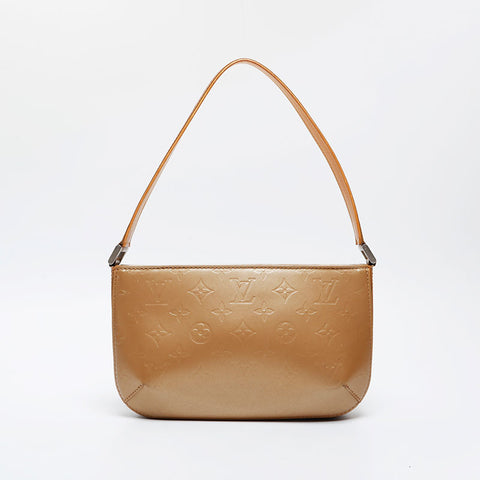 LOUIS VUITTON 2003 Monogram Matt Fowler Shoulder Bag gold WS21254