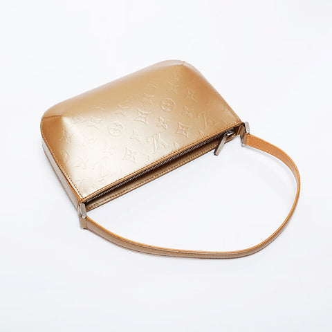 LOUIS VUITTON 2003 Monogram Matt Fowler Shoulder Bag gold WS21254