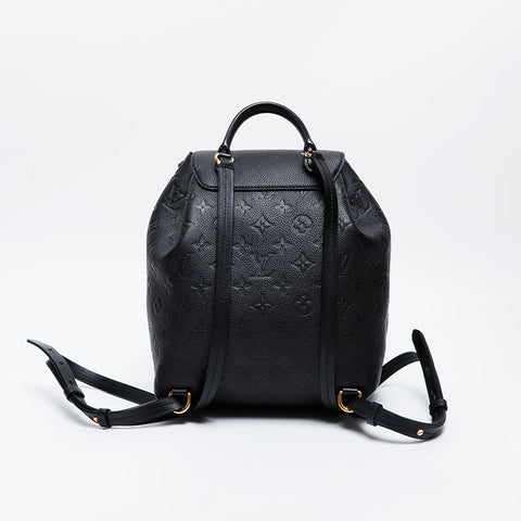 LOUIS VUITTON Monogram Montsouris PM Backpack Â· Daypack black WS21255