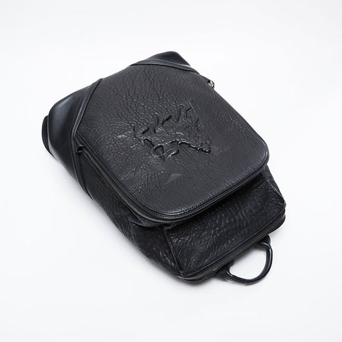 MCM leather Backpack Â· Daypack black WS21256