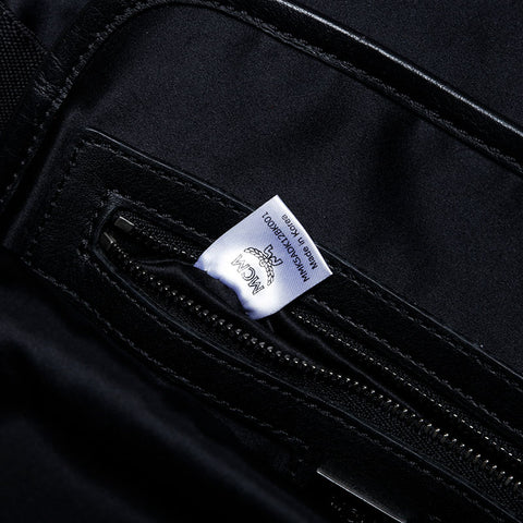 MCM leather Backpack Â· Daypack black WS21256