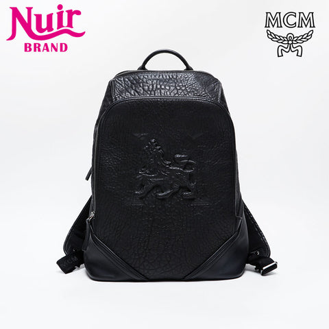 MCM leather Backpack Â· Daypack black WS21256