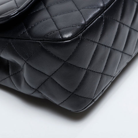 CHANEL 21st Series 2015-2016 Lambskin Chain Matelasse Flap Elementary Chic Shoulder Bag black WS21258