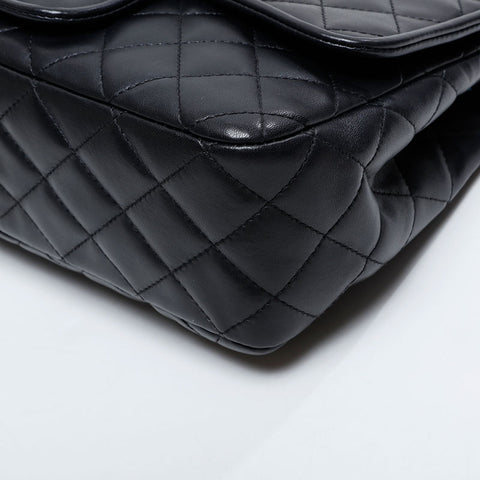 CHANEL 21st Series 2015-2016 Lambskin Chain Matelasse Flap Elementary Chic Shoulder Bag black WS21258