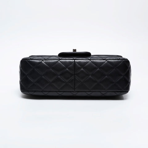 CHANEL 21st Series 2015-2016 Lambskin Chain Matelasse Flap Elementary Chic Shoulder Bag black WS21258
