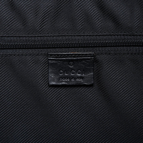GUCCI GG Canvas Jackie Shoulder Bag black WS21262