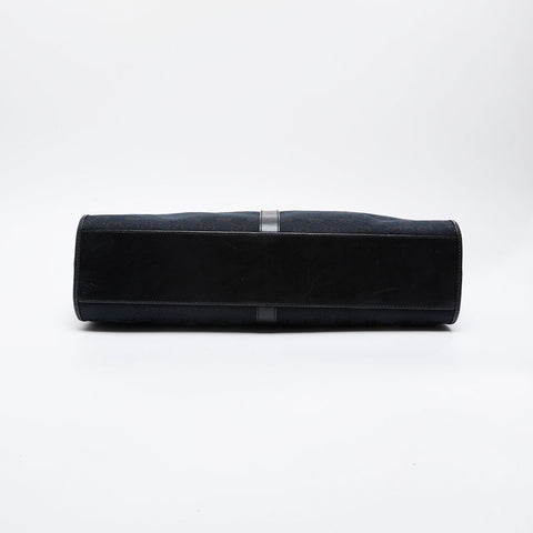 GUCCI GG Canvas Jackie Shoulder Bag black WS21262