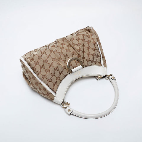 GUCCI GG canvas Shoulder Bag beige WS21266