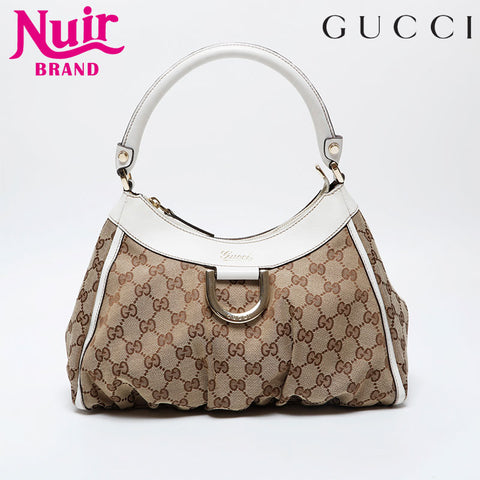 GUCCI GG canvas Shoulder Bag beige WS21266