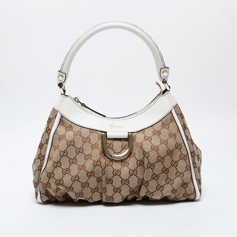 GUCCI GG canvas Shoulder Bag beige WS21266