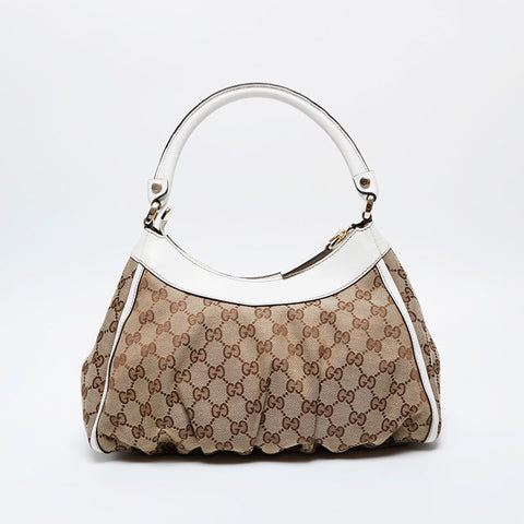 GUCCI GG canvas Shoulder Bag beige WS21266