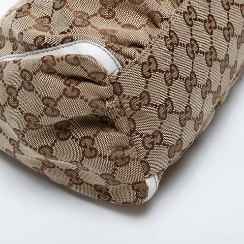 GUCCI GG canvas Shoulder Bag beige WS21266