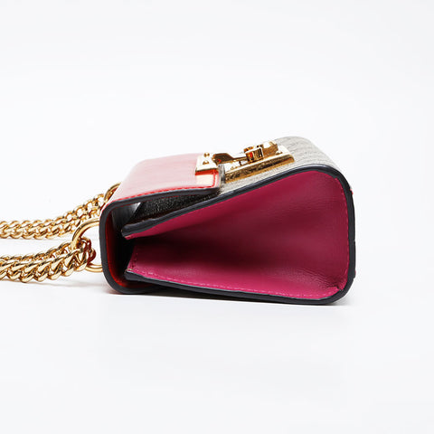 グッチ GUCCI パドロック GG スプリーム チェーン ショルダーバッグ ベージュ WS21268