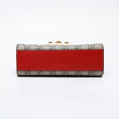 グッチ GUCCI パドロック GG スプリーム チェーン ショルダーバッグ ベージュ WS21268