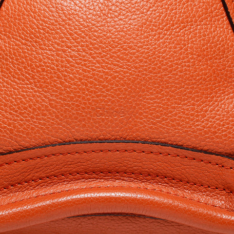 Chloe Leather Paraty Shoulder Bag Brown WS21272