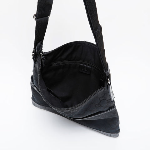 GUCCI GG canvas Shoulder Bag black WS21273