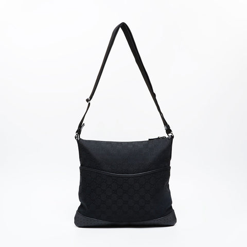 GUCCI GG canvas Shoulder Bag black WS21273