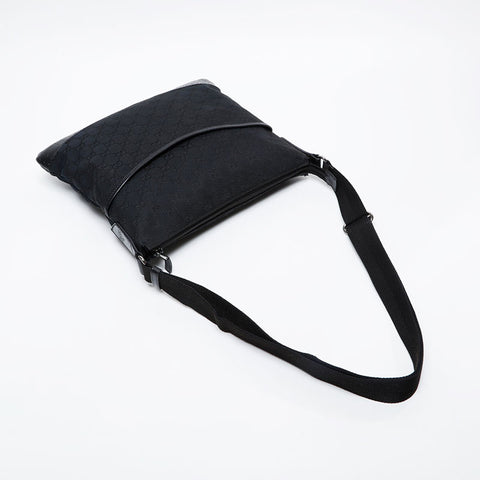 GUCCI GG canvas Shoulder Bag black WS21273