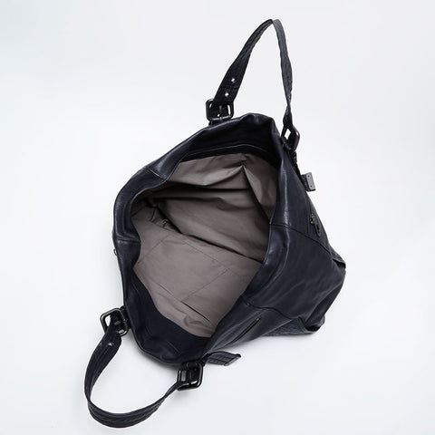 BOTTEGAVENETA INTRECCIATO leather business bag Handbag black WS21276