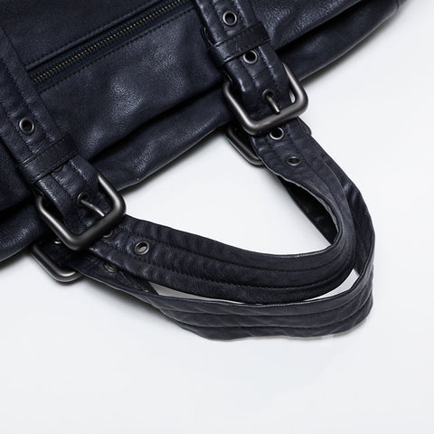 BOTTEGAVENETA INTRECCIATO leather business bag Handbag black WS21276