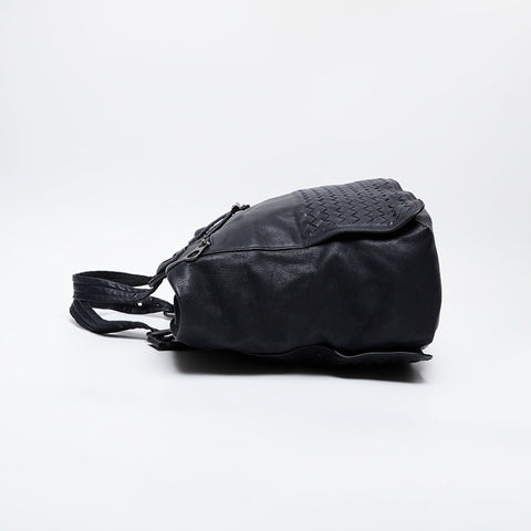 BOTTEGAVENETA INTRECCIATO leather business bag Handbag black WS21276