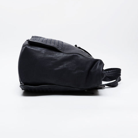 BOTTEGAVENETA INTRECCIATO leather business bag Handbag black WS21276
