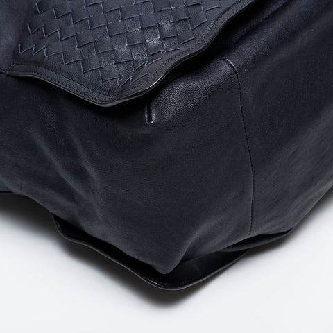 BOTTEGAVENETA INTRECCIATO leather business bag Handbag black WS21276