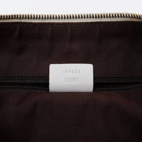 GUCCI GG Canvas Abbey Hobo Shoulder Bag beige WS21286