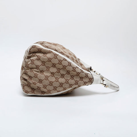 GUCCI GG Canvas Abbey Hobo Shoulder Bag beige WS21286