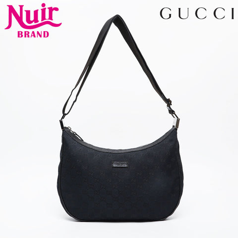 GUCCI GG canvas Shoulder Bag black WS21289