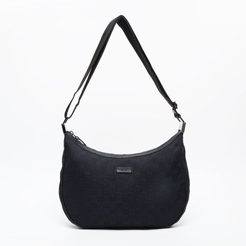 GUCCI GG canvas Shoulder Bag black WS21289