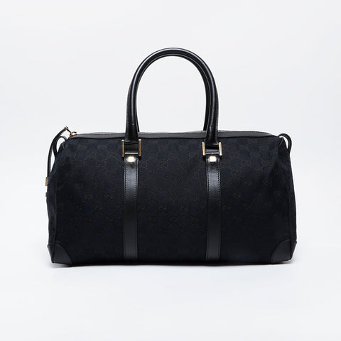 GUCCI GG canvas Boston bag black WS21290