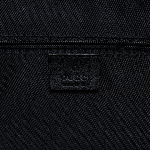 GUCCI GG Canvas Jackie Tote Shoulder Bag black WS21291