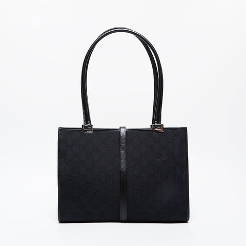 グッチ GUCCI GG キャンバス ジャッキー トート ショルダーバッグ ブラック WS21291