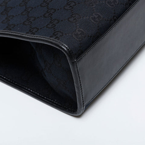 GUCCI GG Canvas Jackie Tote Shoulder Bag black WS21291