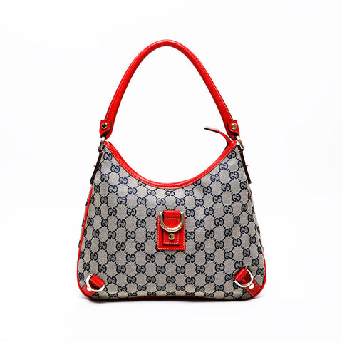 GUCCI GG canvas Abbey Shoulder Bag beige WS21293