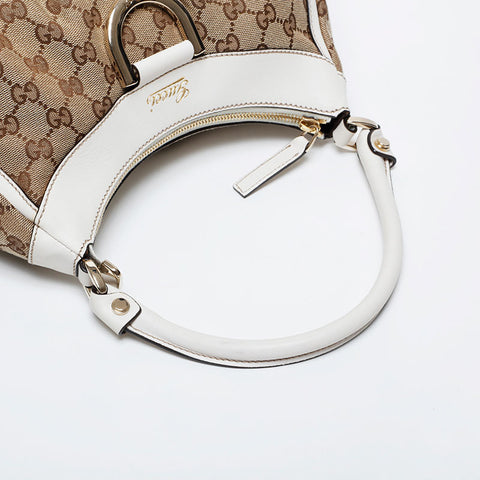 GUCCI GG canvas Abbey Shoulder Bag beige WS21296