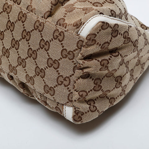 GUCCI GG canvas Abbey Shoulder Bag beige WS21296